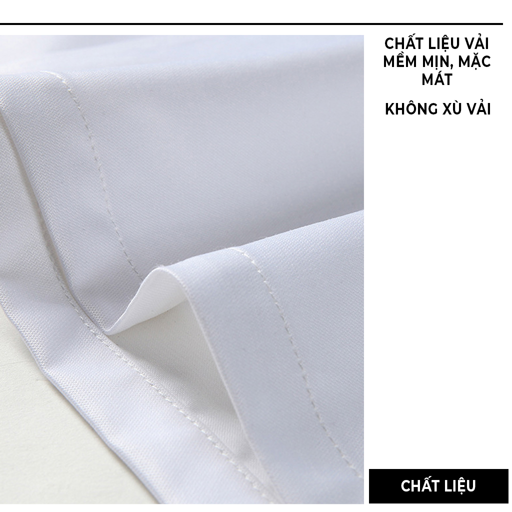 [CT04] ÁO BẾP NGẮN TAY MÀU ĐEN VẢI KAKI LỤA - SHORT SLEEVE BLACK CHEF JACKET IN SILK KAKI FABRIC