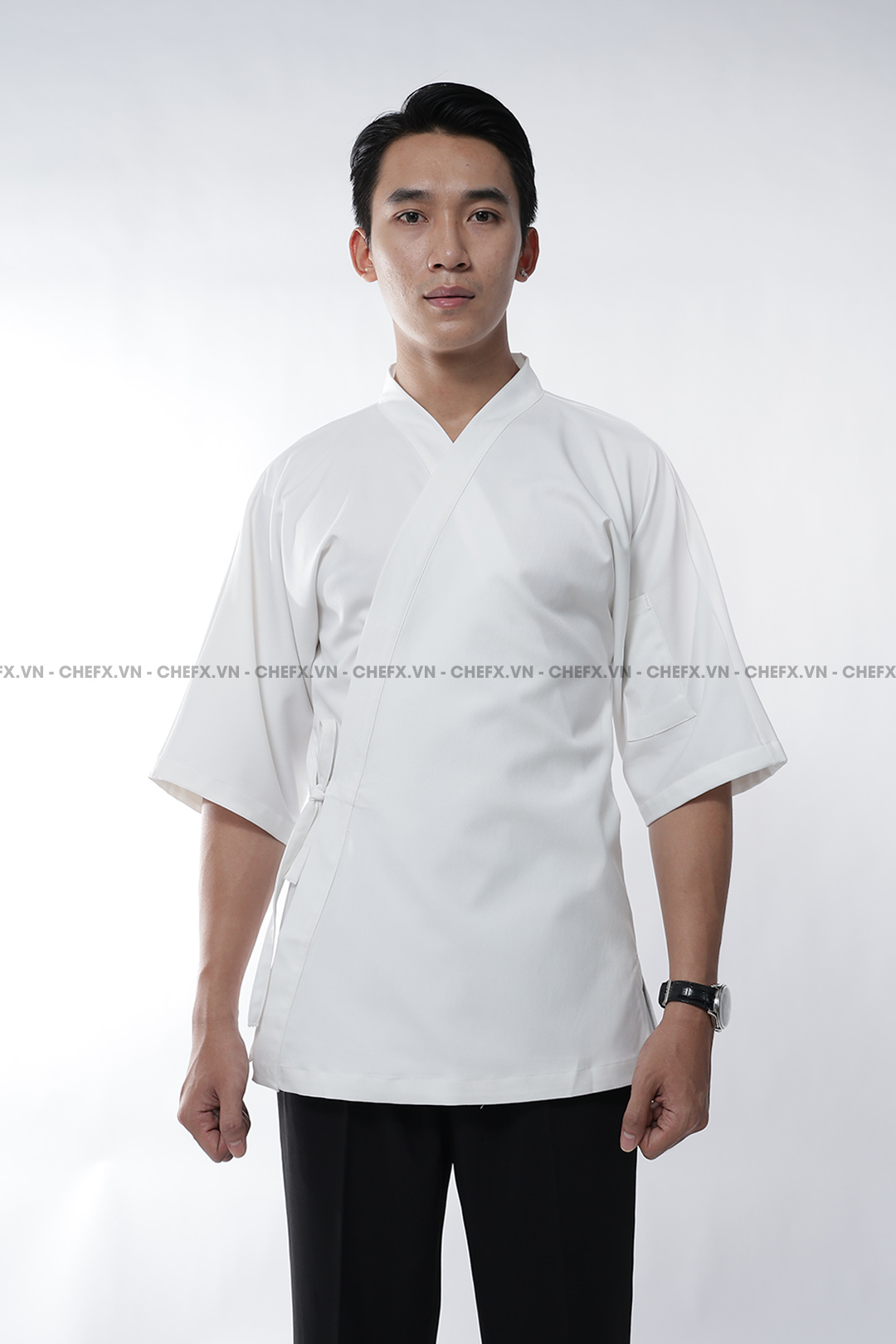 [CHEFX11] ÁO BẾP NHẬT KIỂU DÁNG KIMONO