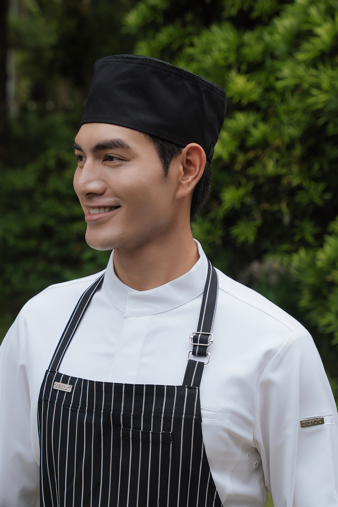 [MB-4] Mũ Bếp Nhật có lưới thoáng khí trên đỉnh thoáng mát, có đai điều chỉnh kích thước - CHEF X Kitchen Uniform