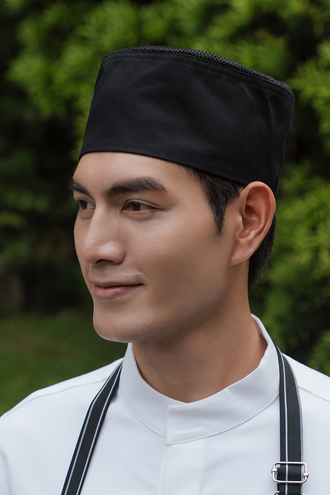 [MB-4] Mũ Bếp Nhật có lưới thoáng khí trên đỉnh thoáng mát, có đai điều chỉnh kích thước - CHEF X Kitchen Uniform