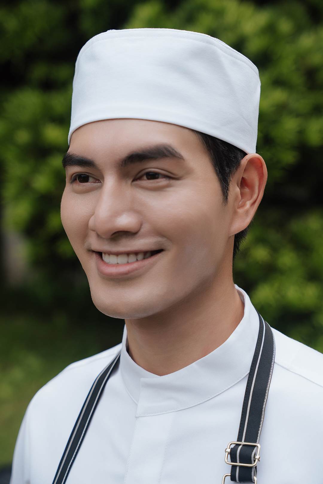 [MB-4] Mũ Bếp Nhật có lưới thoáng khí trên đỉnh thoáng mát, có đai điều chỉnh kích thước - CHEF X Kitchen Uniform