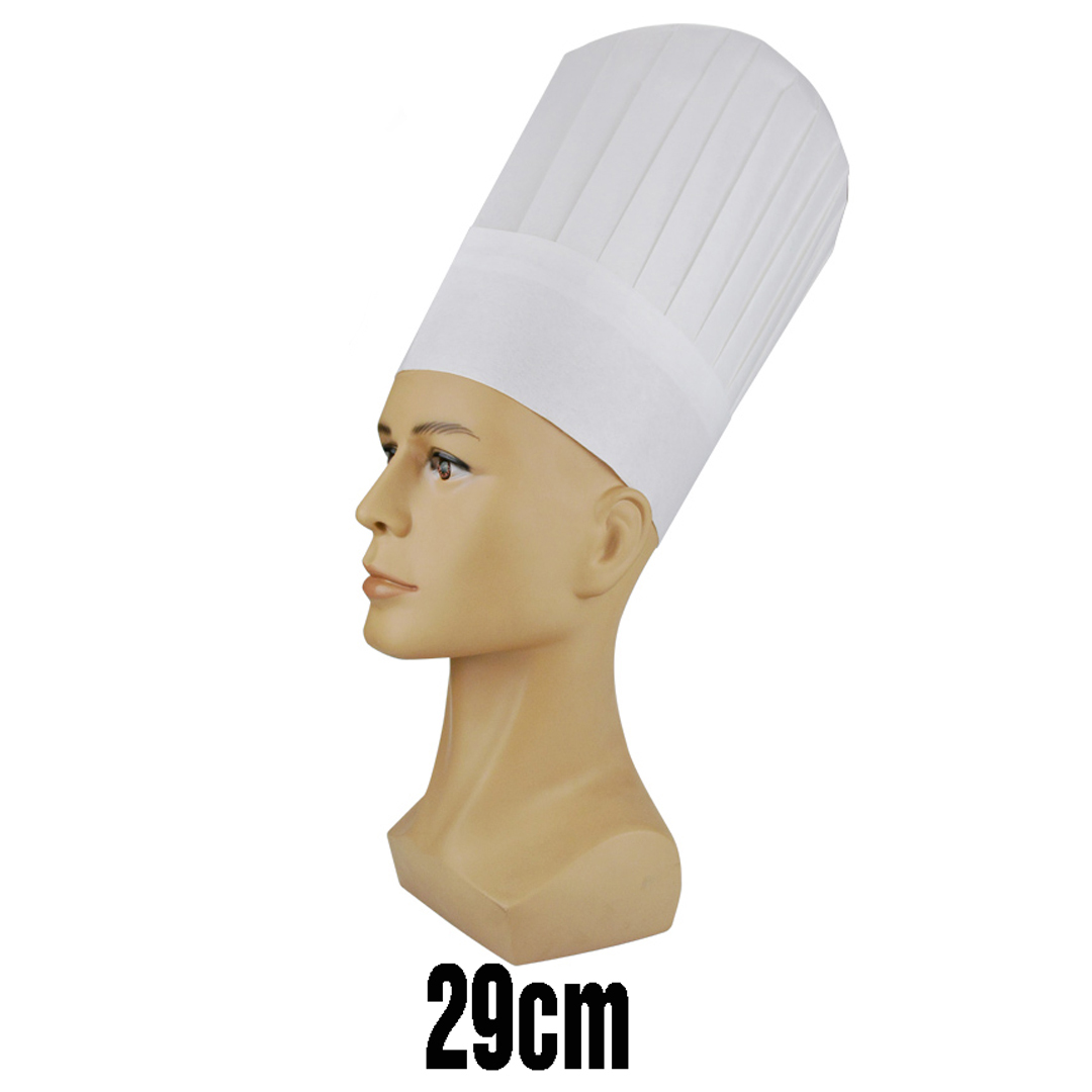 [MB-5] MŨ ĐẦU BẾP CAO VẢI KHÔNG DỆT CAO 29CM - HIGH CHEF HAT IN NON-WOVEN FABRIC