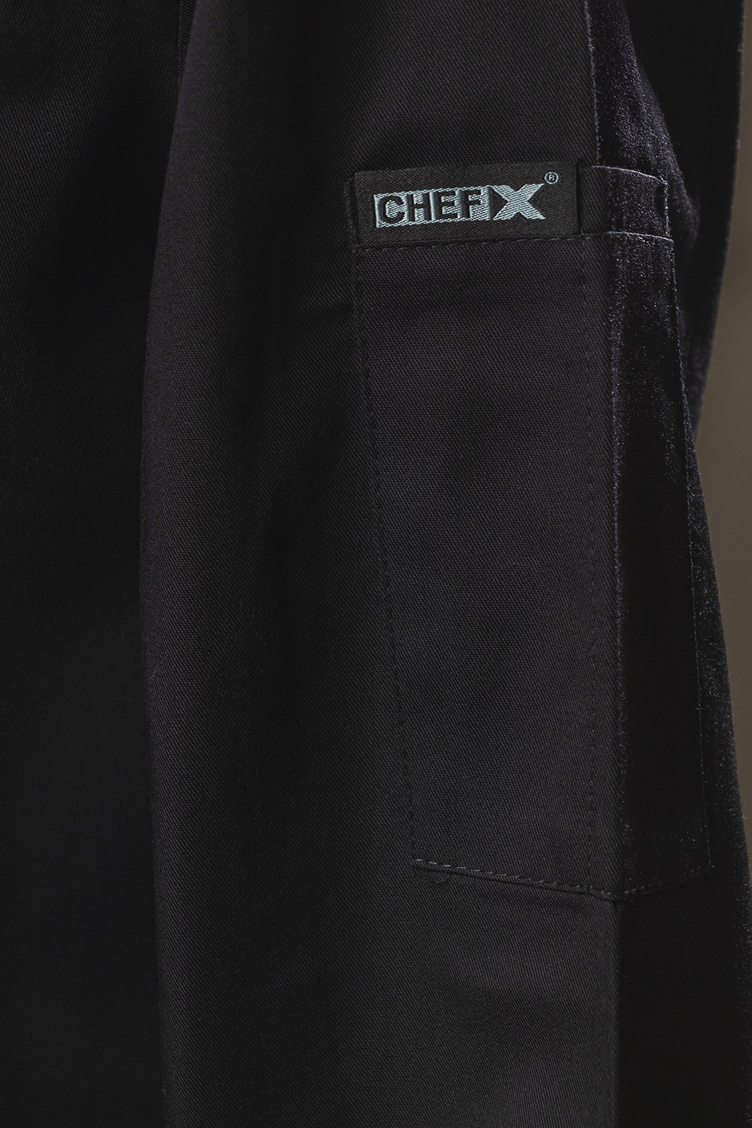 [CHEFX17] Áo Bếp dài tay cổ tàu, cúc cài, không phối lưới - CHEF X Kitchen Uniform