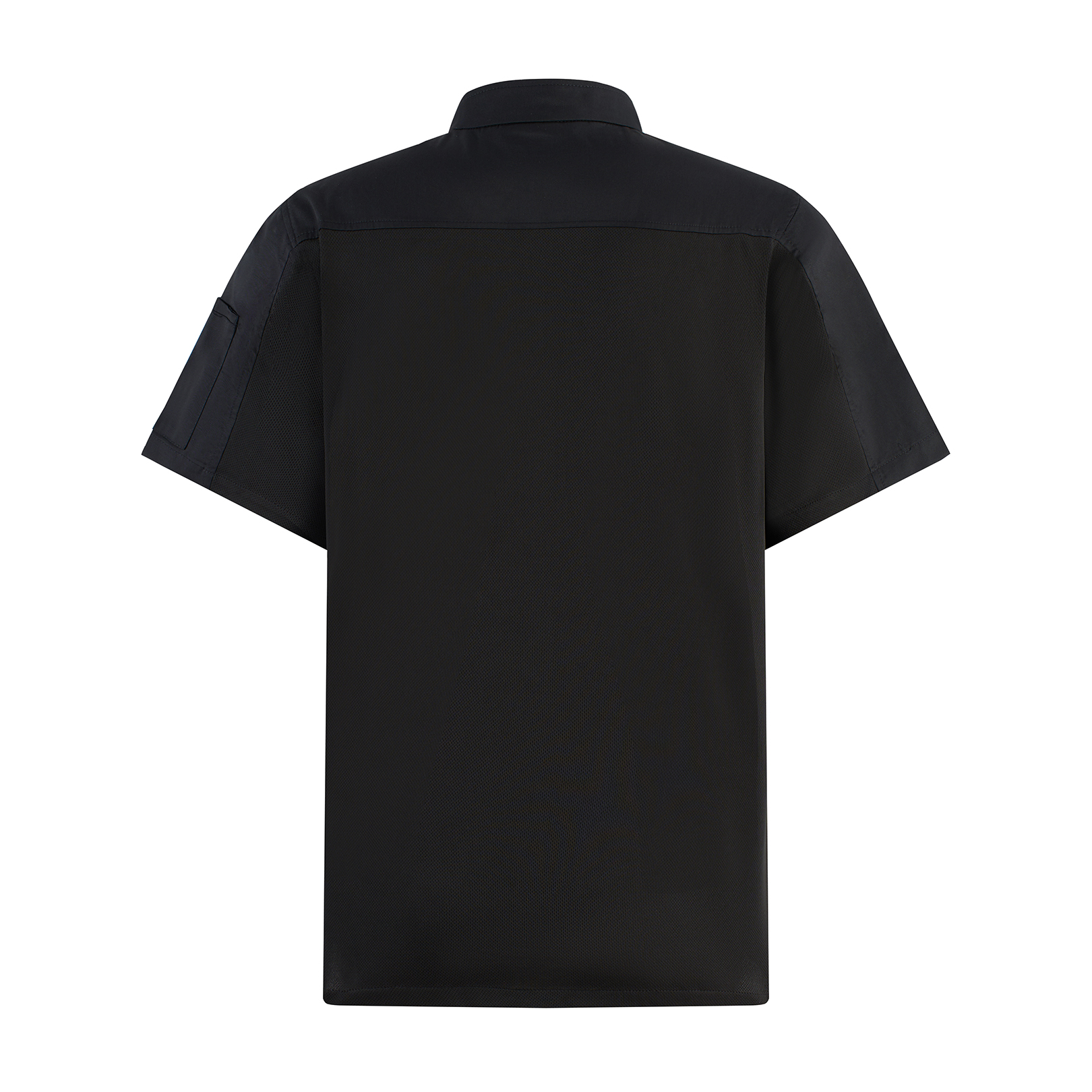 [AN4] Áo Bếp ngắn tay, cổ chéo phối viền cúc bấm - CHEF X Kitchen Uniform