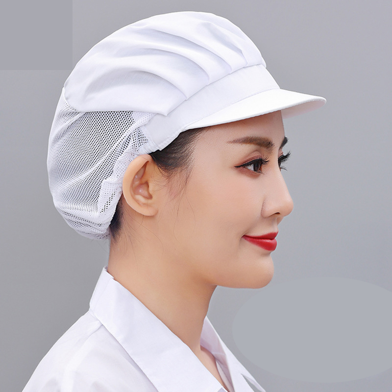 [MB-2] Mũ lưới trùm đầu, mũ vành có lưới thoát khí, chụp tóc dành cho Đầu Bếp và công nhân nhà xưởng