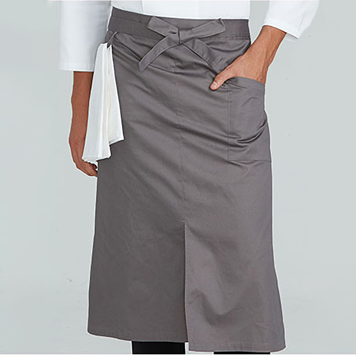 [TD-4] TẠP DỀ BẾP TRƯỞNG CHUYÊN NGHIỆP THÂN XẺ MÀU GHI NÂU