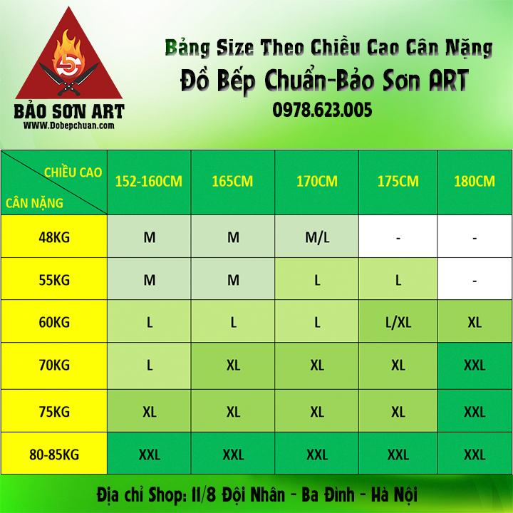 [TD01] ÁO BẾP DÀI TAY HAI HÀNG CÚC KIỂU DÁNG TRUYỀN THỐNG
