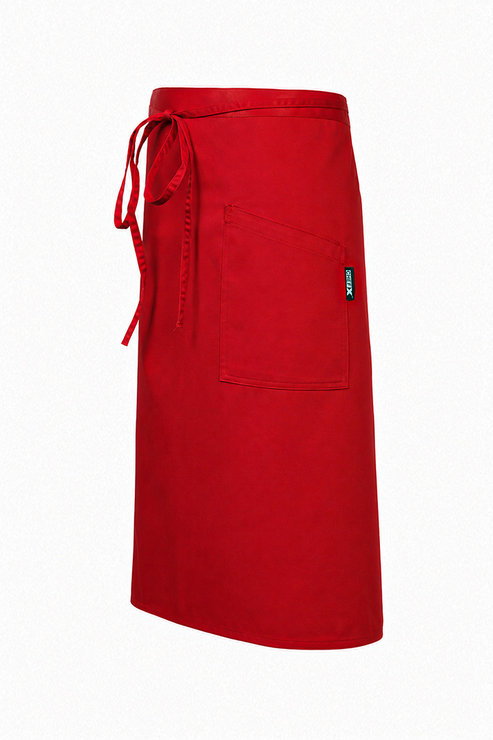 [TD-1] Tạp dề Đầu Bếp nhiều màu dài 70cm, vải không xù có túi đựng đồ - CHEF X Kitchen Uniform