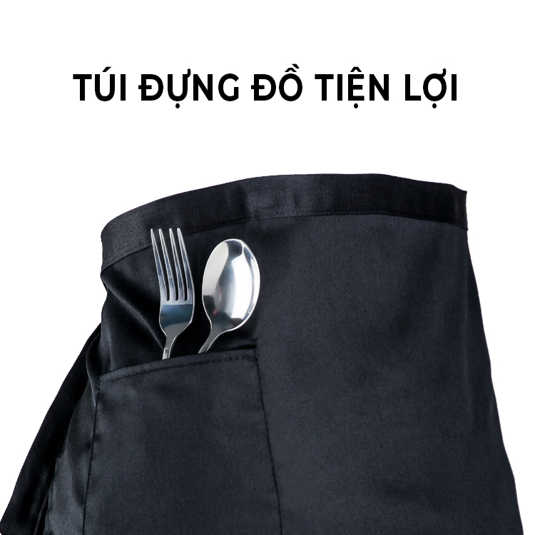 TẠP DỀ NỬA NGƯỜI DÀI 70CM MÀU ĐEN