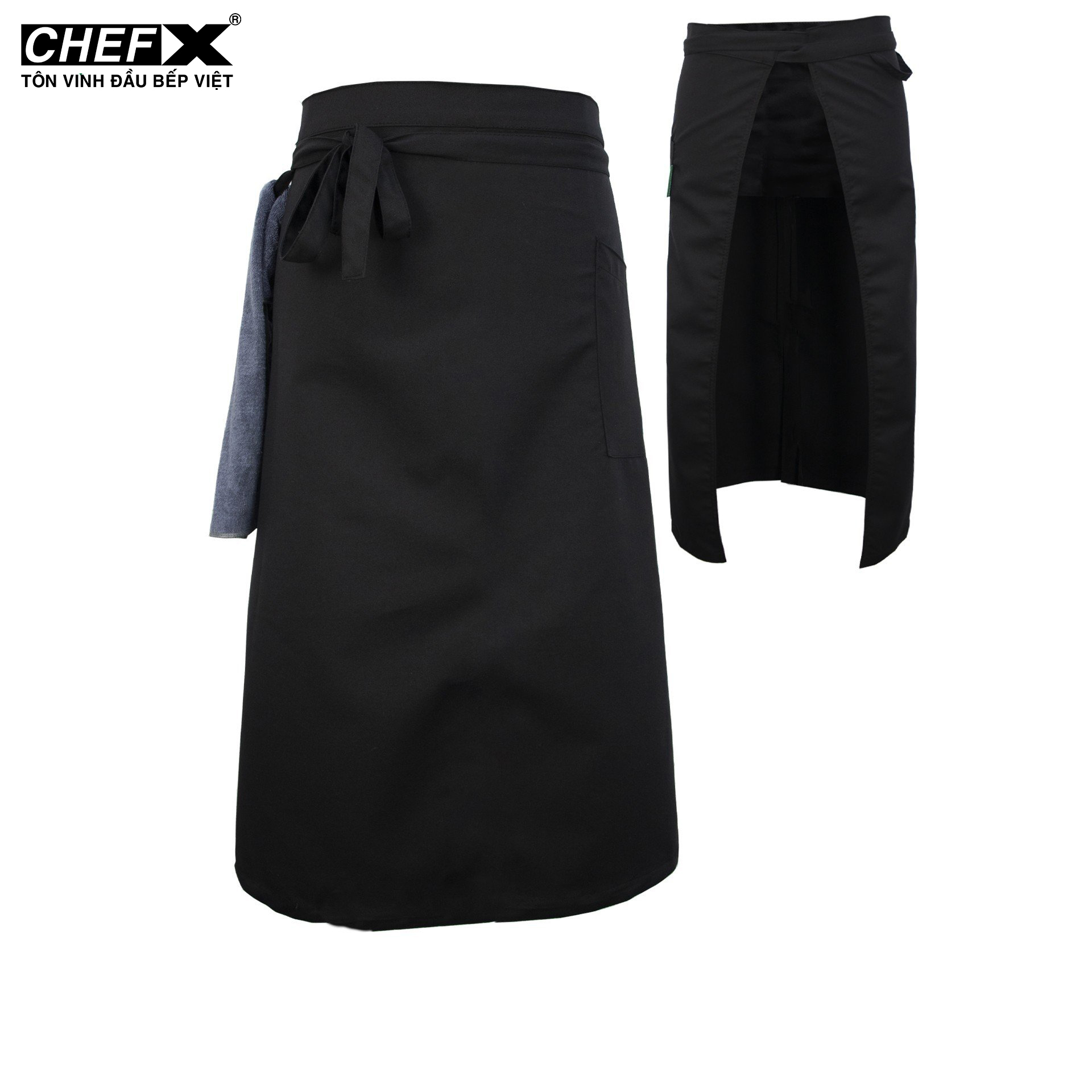 TẠP DỀ NỬA NGƯỜI DÀI 70CM MÀU ĐEN