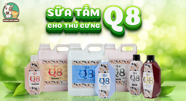 Sữa Tắm Thảo Dược Cao Cấp Cho Chó Mèo Q8