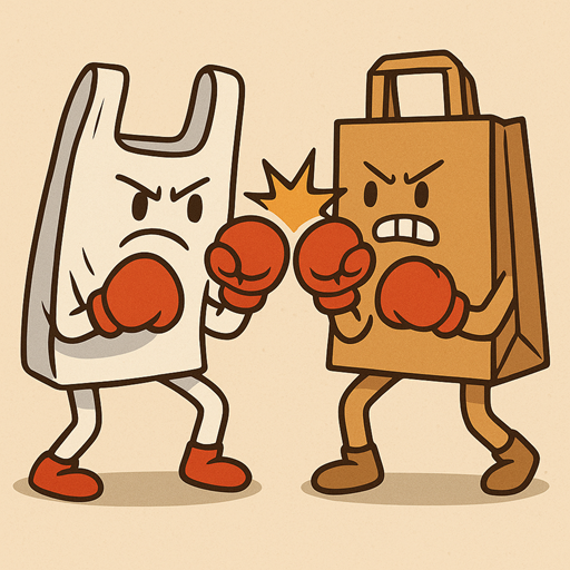 Plastic vs Paper Bags Plastic vs Paper Bags