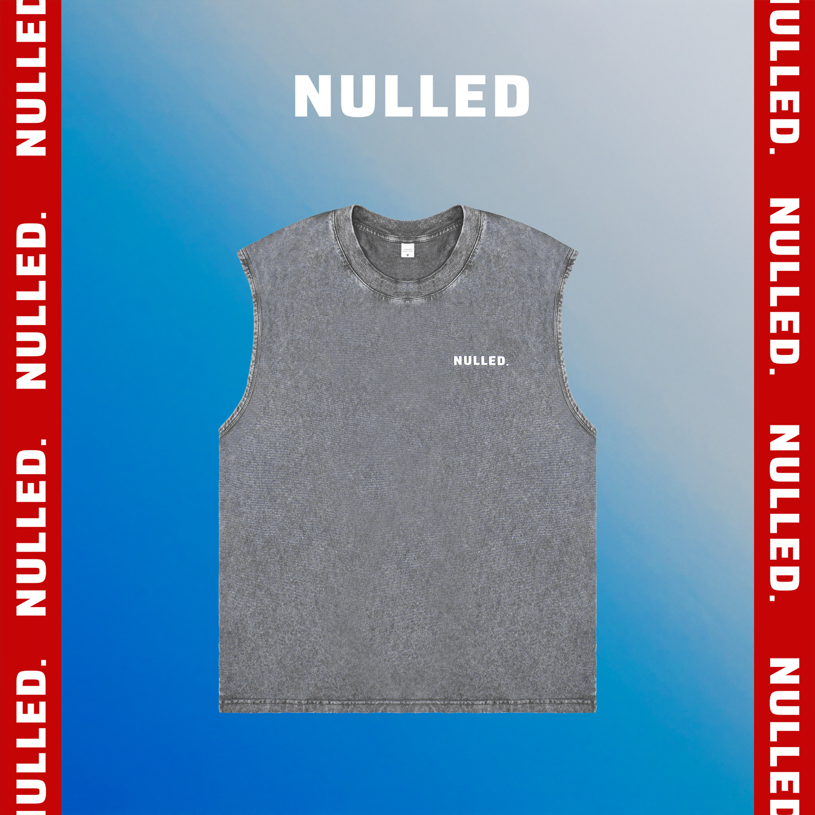 Áo ba lỗ loang màu form rộng NULLED Tee N-T28-X