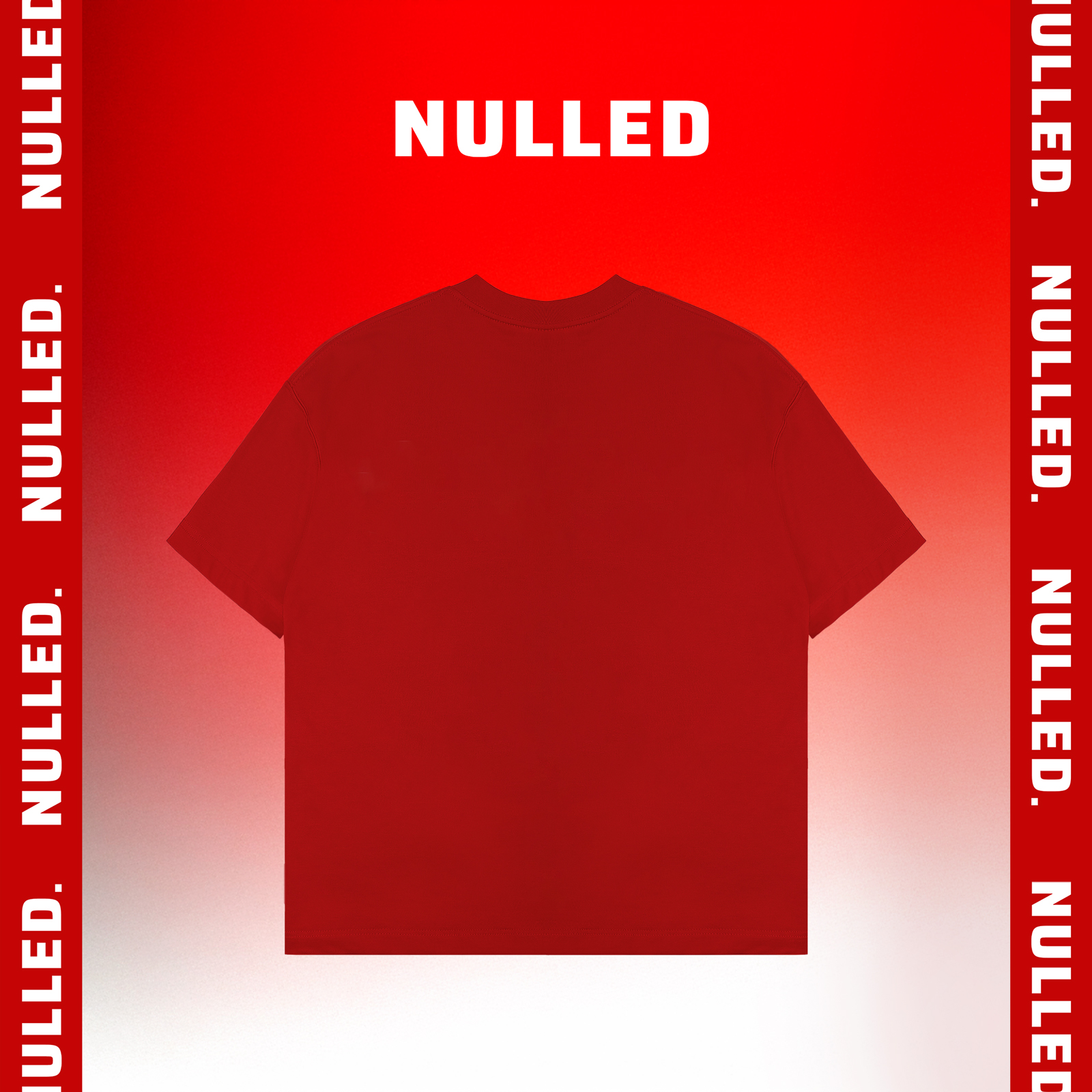 Áo thun trắng boxy NULLED Tee N-T24-DO