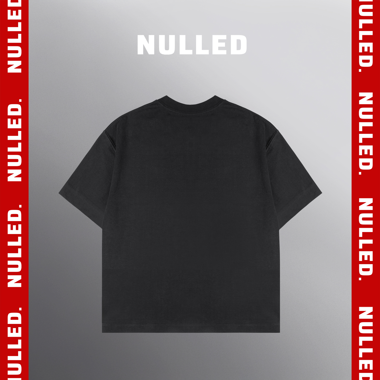Áo thun basic màu xám đậm NULLED Tee N-T24-XD