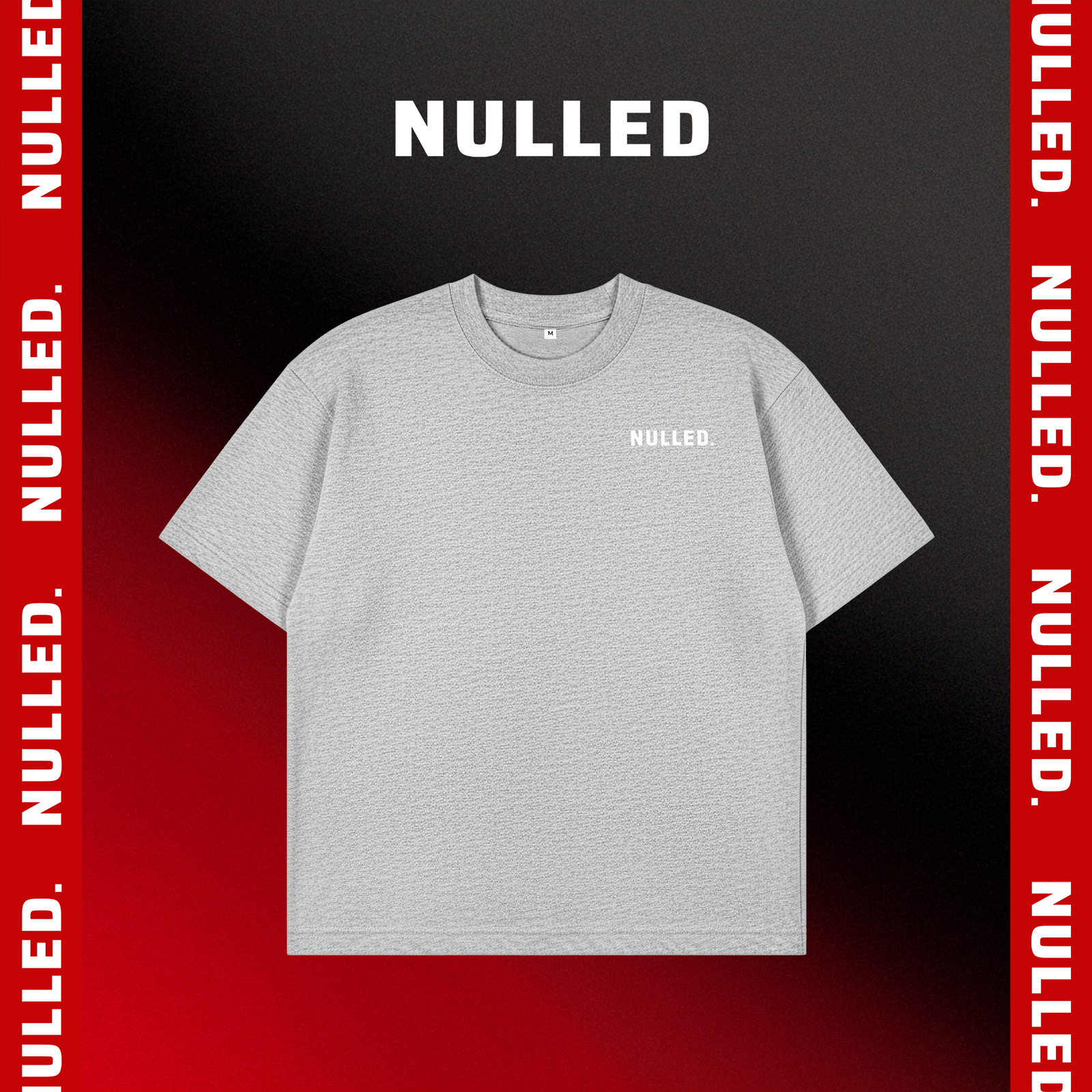 Áo thun boxy local brand NULLED Tee N-T24-XT