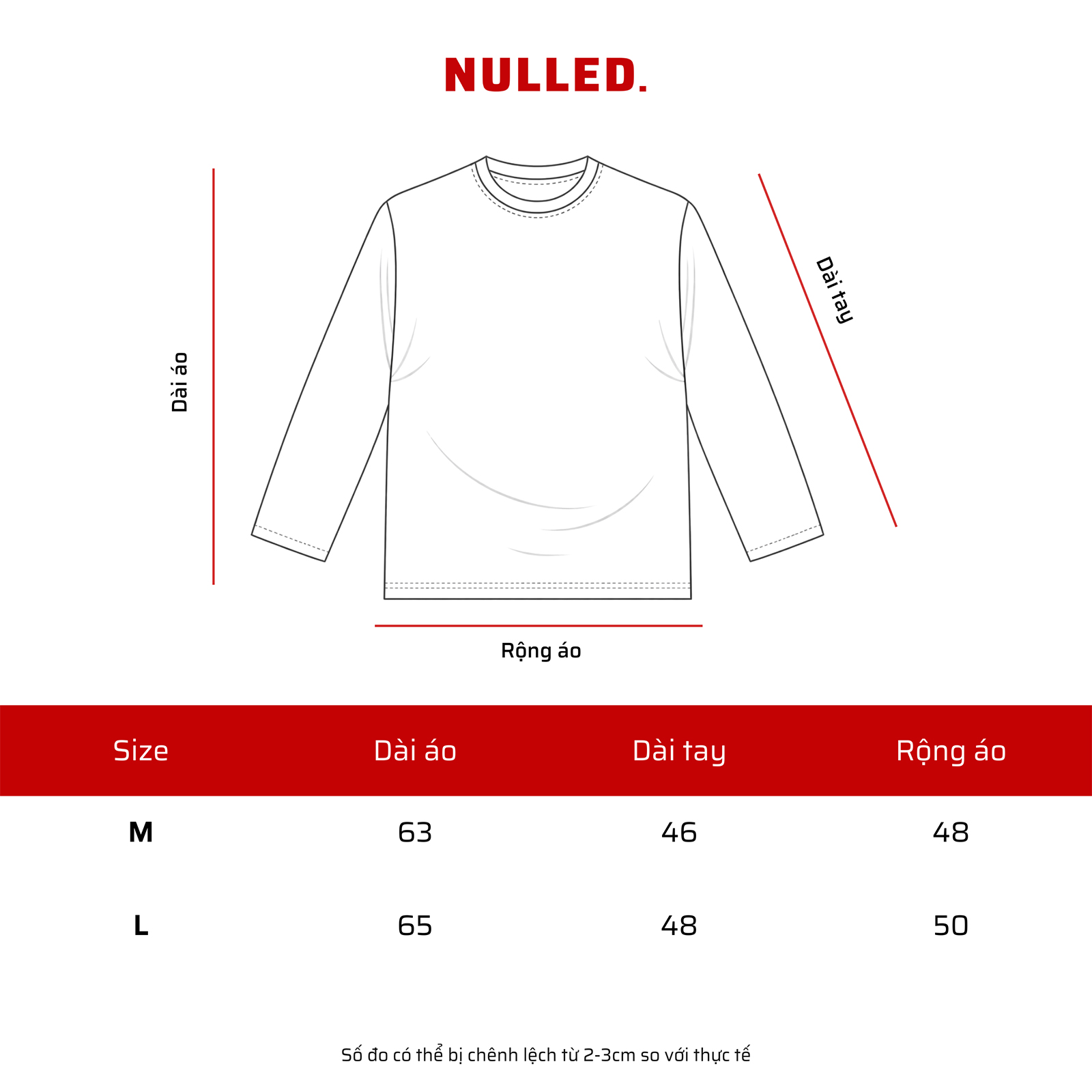 Áo thun boxy tay dài kẻ sọc Nulled Tee N-T29-DO