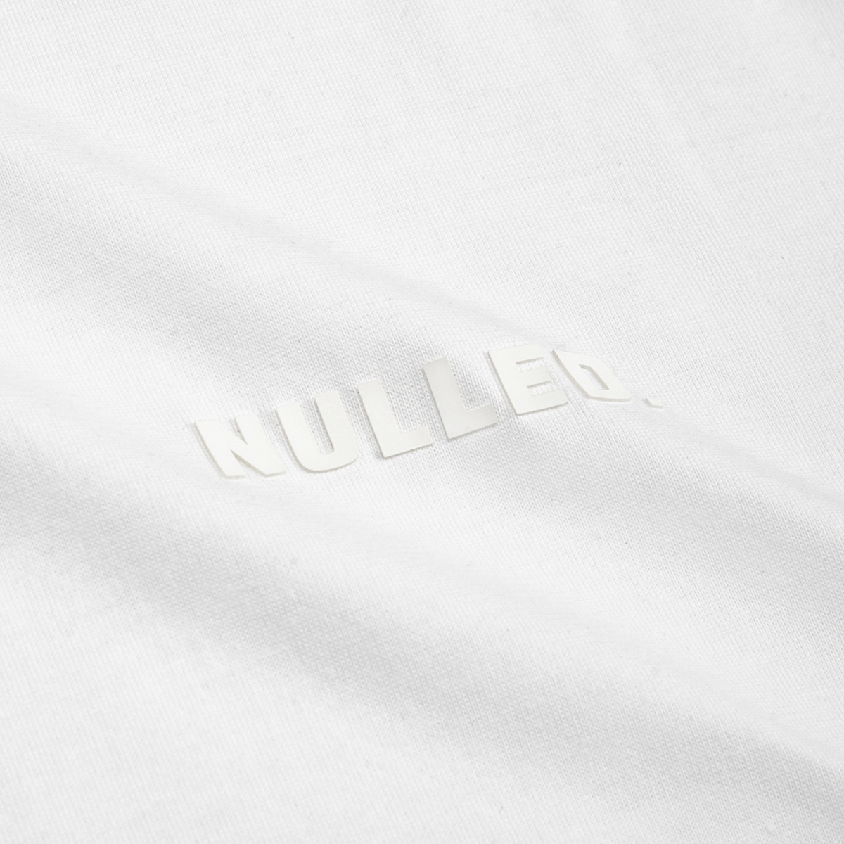 Áo thun trắng boxy NULLED Tee N-T24-T