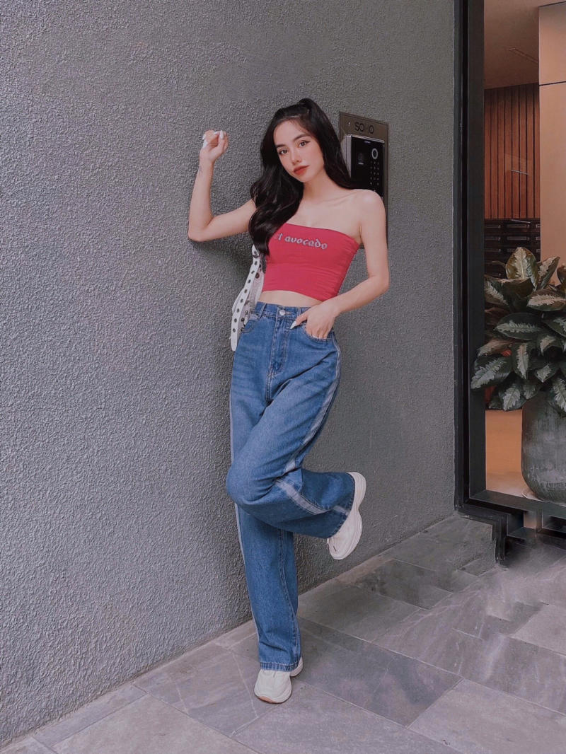 Quần jean local brand nữ DEMI