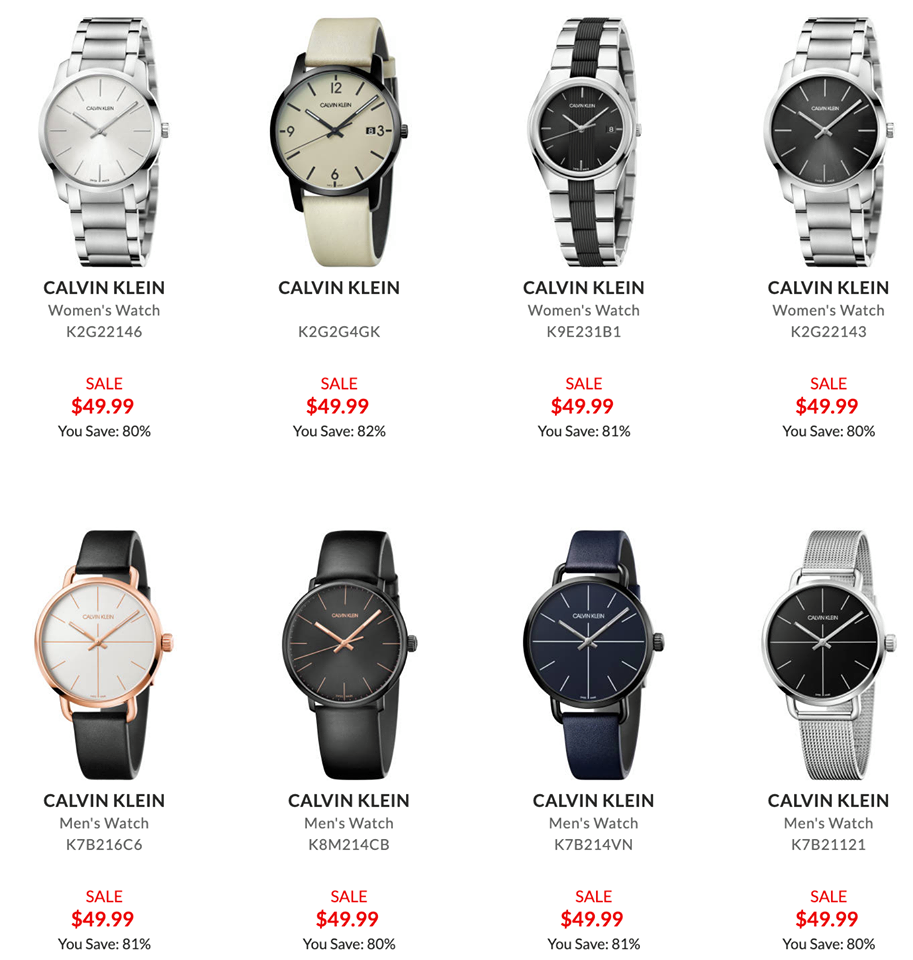Order US] Đồng hồ CALVIN KLEIN sale up to 93% + extra thêm 5-10% | Yuu Shop  Chuyên Ship Hàng Quốc Tế