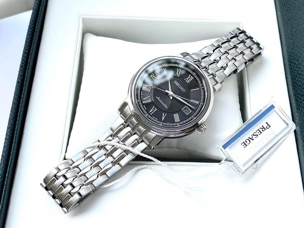 Đồng hồ nam dây thép Seiko Presage Automatic Sapphire 4R36 Mens Watch  SRP121J1 | Yuu Shop Chuyên Ship Hàng Quốc Tế