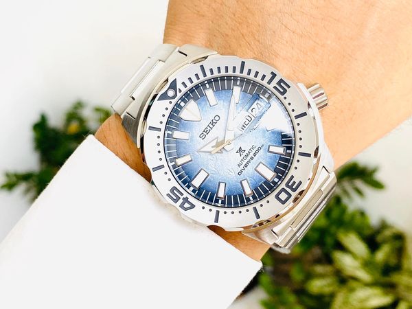 Đồng hồ nam dây thép Seiko Prospex Save The Ocean Antarctica Iced Monster  SRPG57K1 Limited Edition | Yuu Shop Chuyên Ship Hàng Quốc Tế