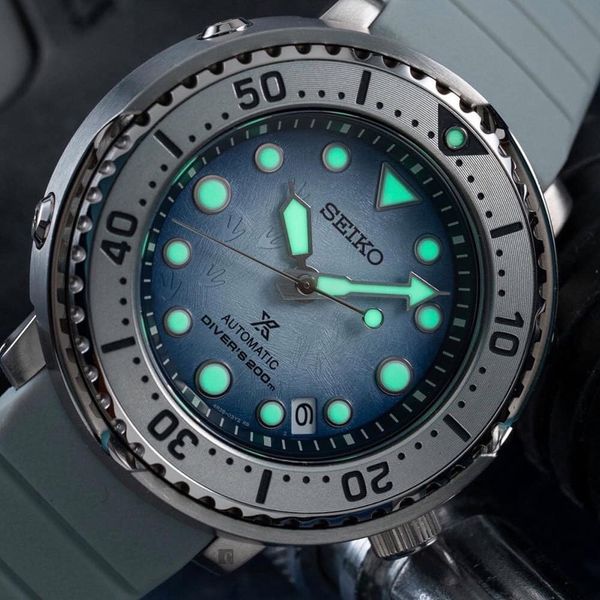 Đồng hồ nam dây da Seiko Prospex SRPG59J1 Save The Ocean Antarctica Baby  Tuna | Yuu Shop Chuyên Ship Hàng Quốc Tế