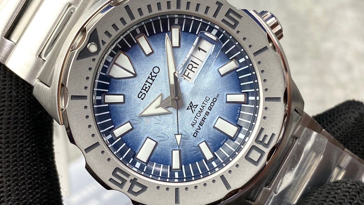 Đồng hồ nam dây thép Seiko Prospex Save The Ocean Antarctica Iced Monster  SRPG57K1 Limited Edition | Yuu Shop Chuyên Ship Hàng Quốc Tế