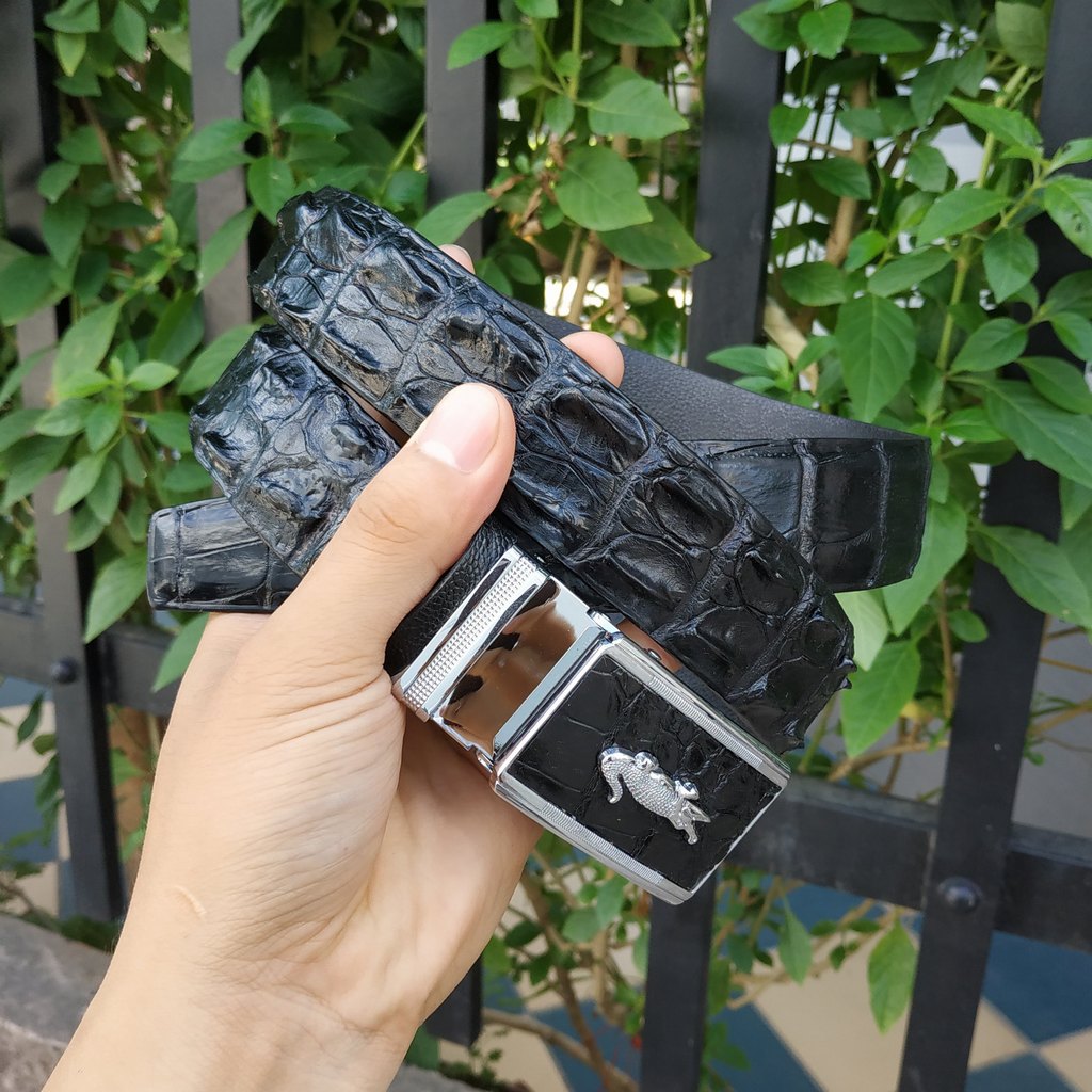 Thắt lưng da cá sấu thật thường được chia ra 4 loại chủ yếu