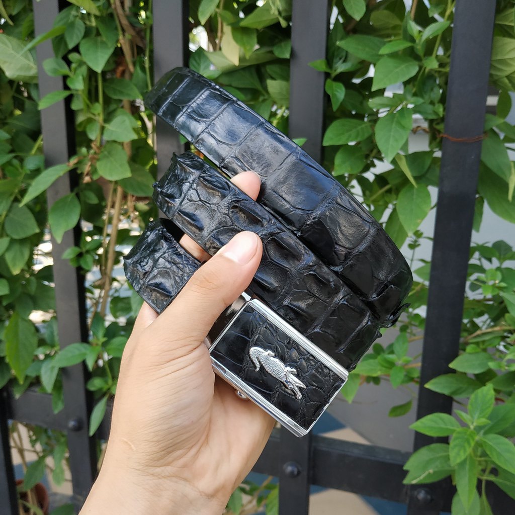 Nhận biết thắt lưng da cá sấu