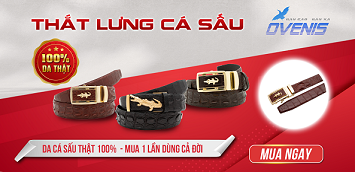 100+ Mẫu dây lưng cá sấu đẹp đẳng cấp