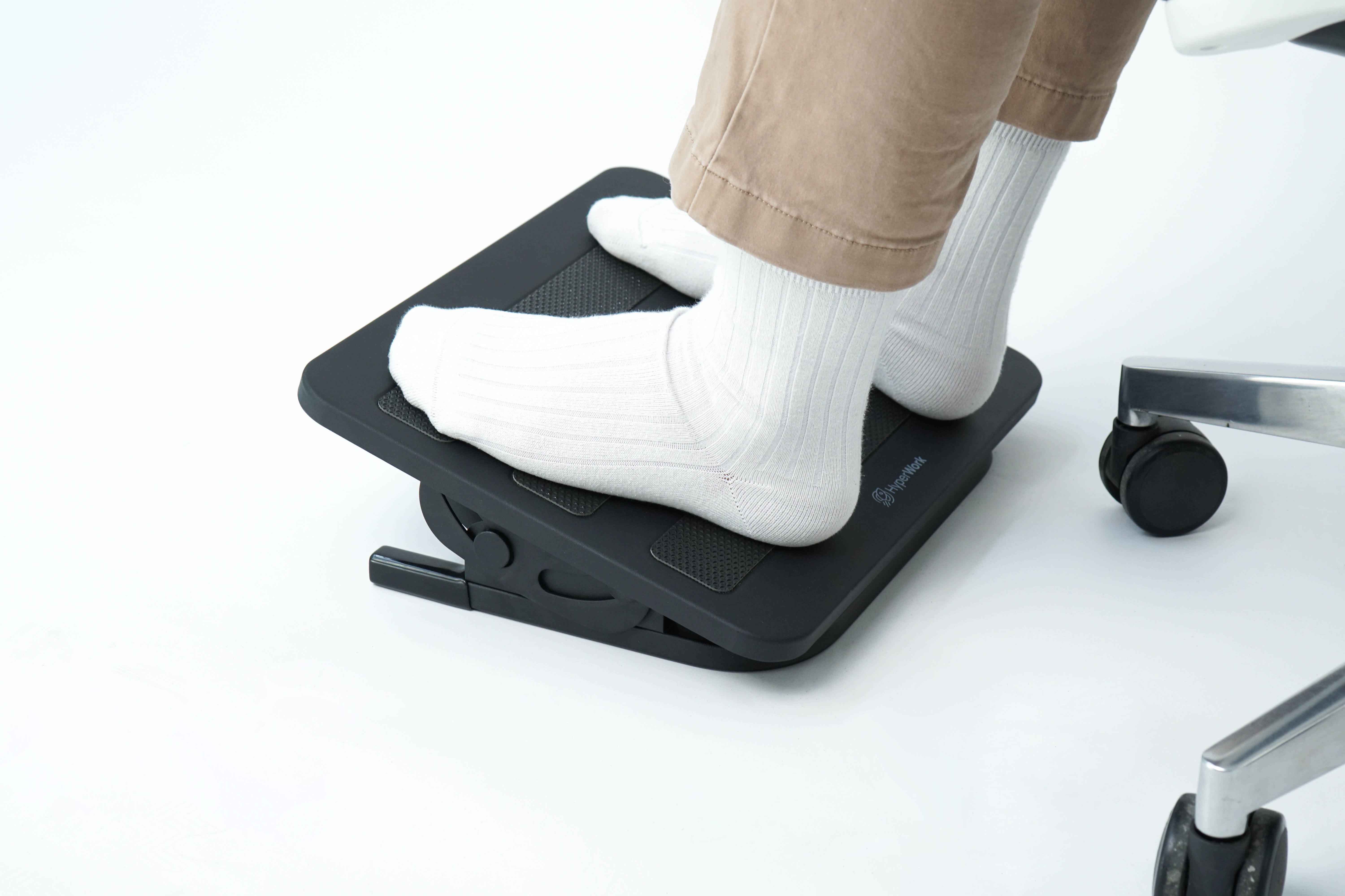 HyperWork HPW-FR01 Footrest - Black Gray 14 das07102