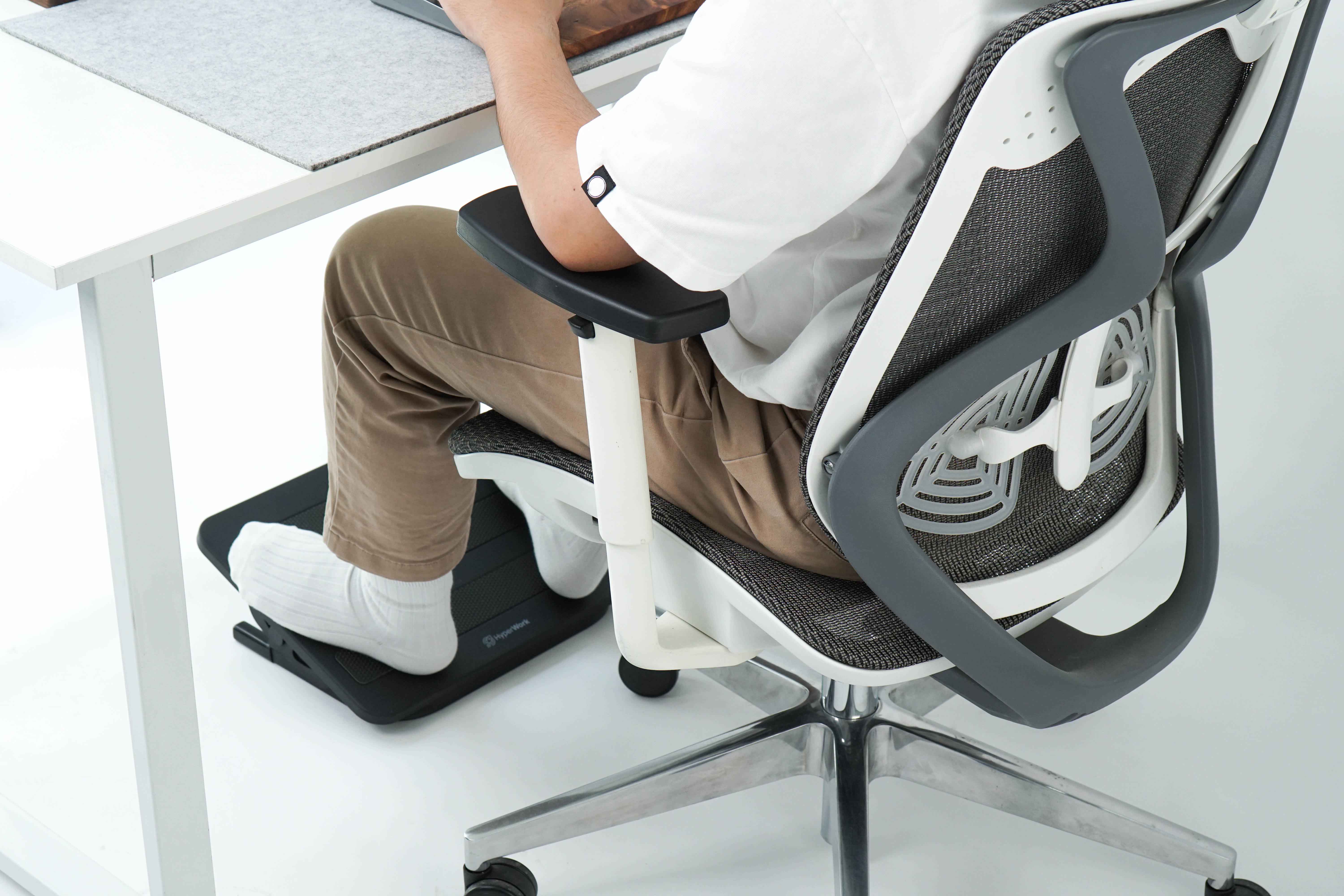 HyperWork HPW-FR01 Footrest - Black Gray 18 das07139