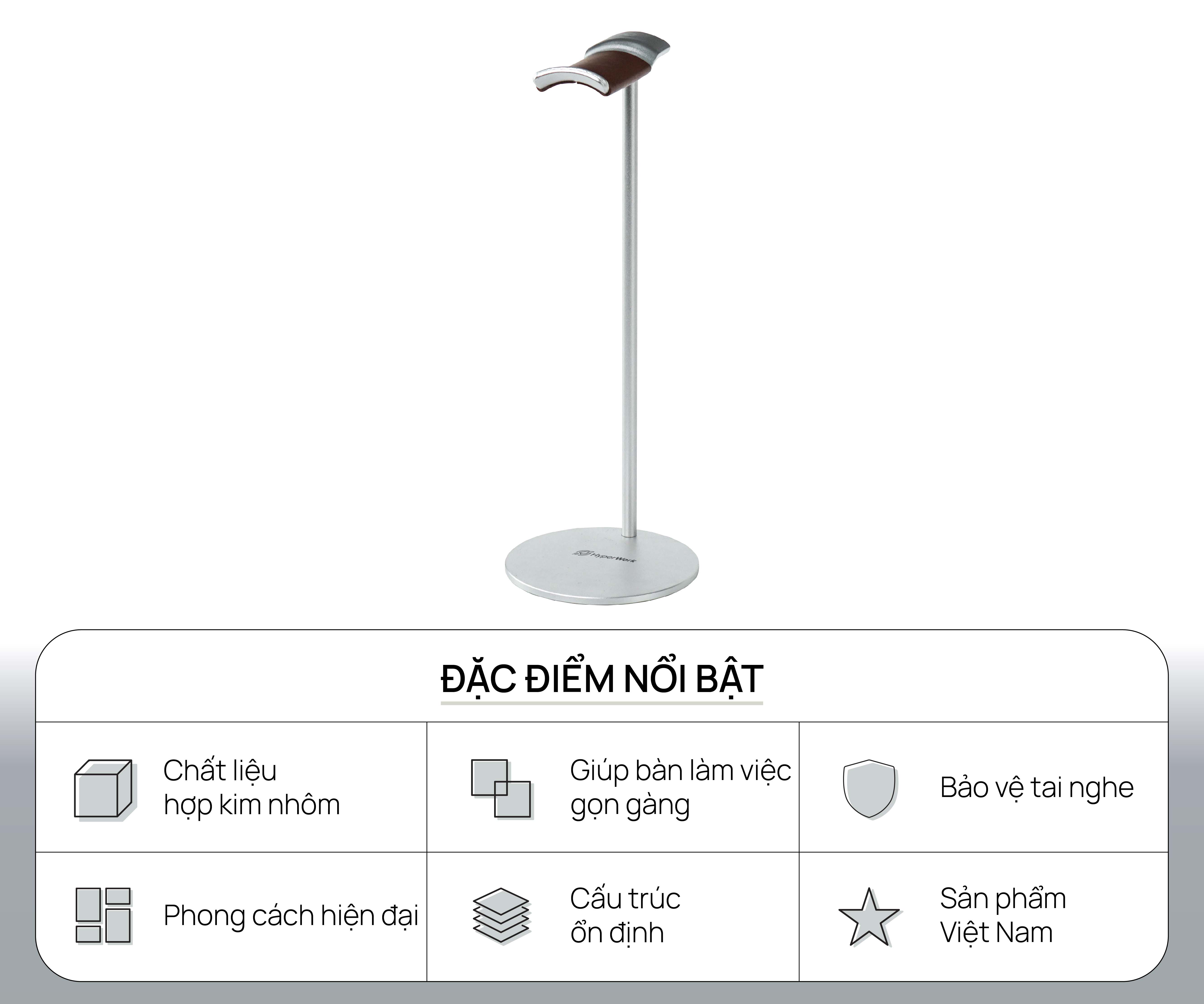 HyperWork Chromatic Alluminium Headset Stand 10 key selling 01 b14ee798 8147 4da5 a254 214d5521fe51