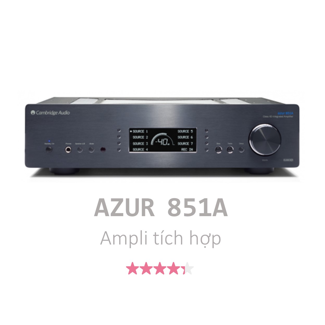 Ampli tích hợp Cambridge Audio Azur 851A