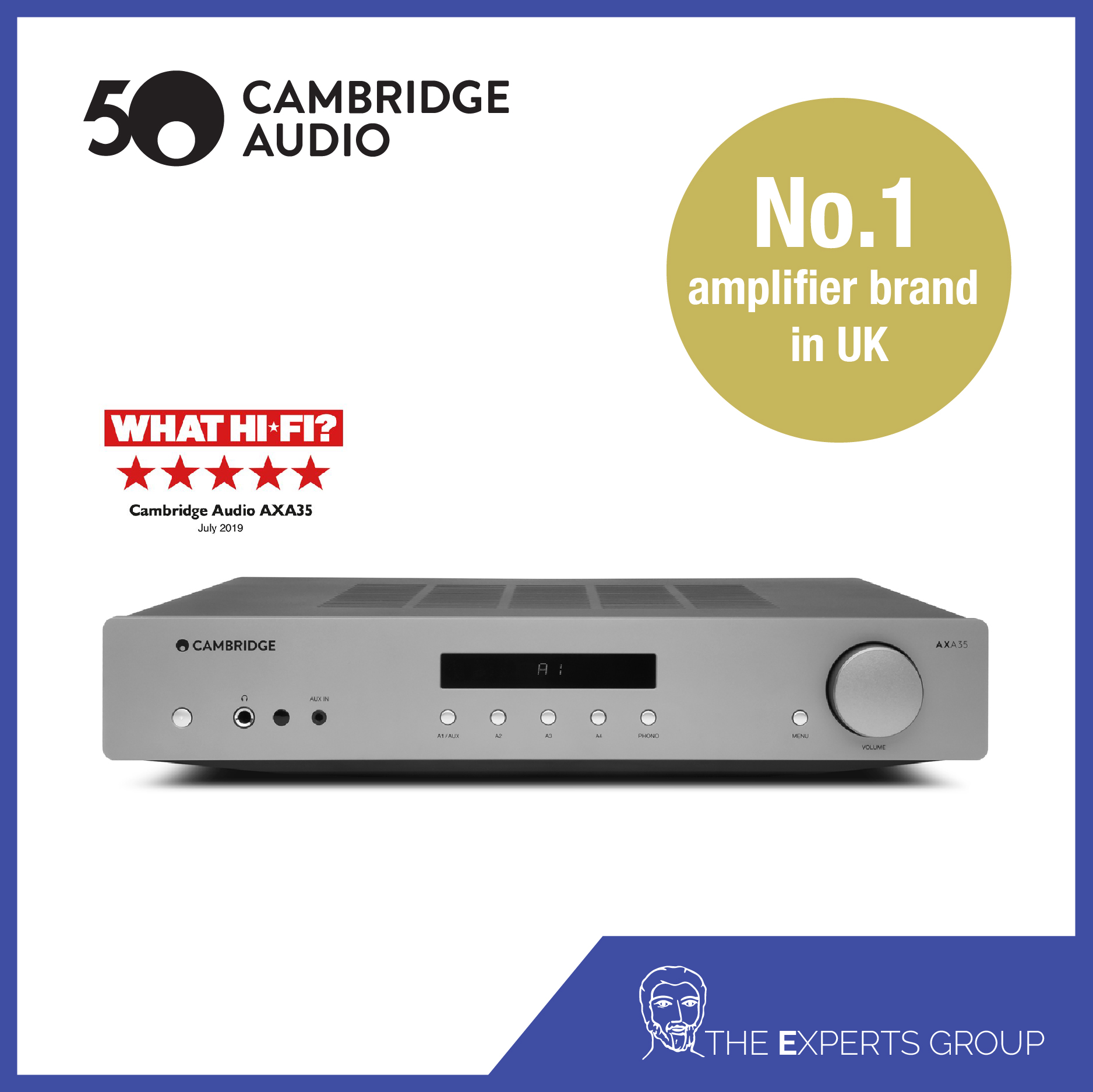 Amply Tích Hợp Cambridge Audio AXA35 theexperts