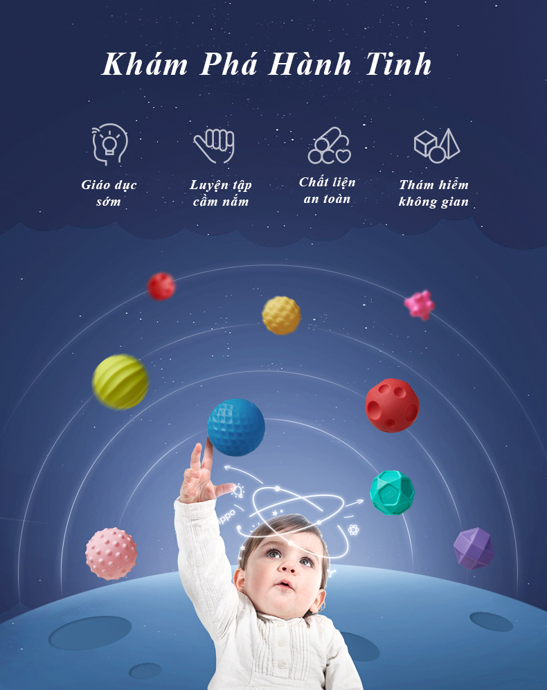 Đồ Chơi Bóng Phát Triển Xúc Giác - BabyCare