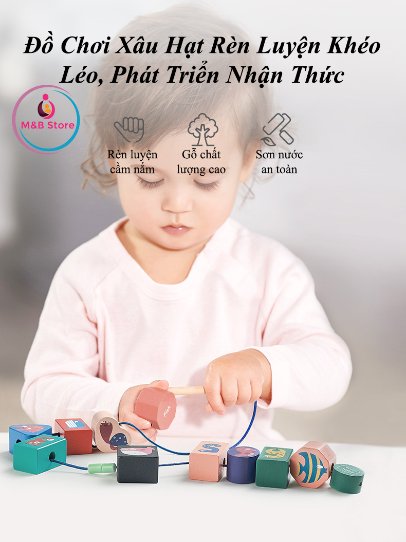 Xâu Hạt Gỗ - BabyCare