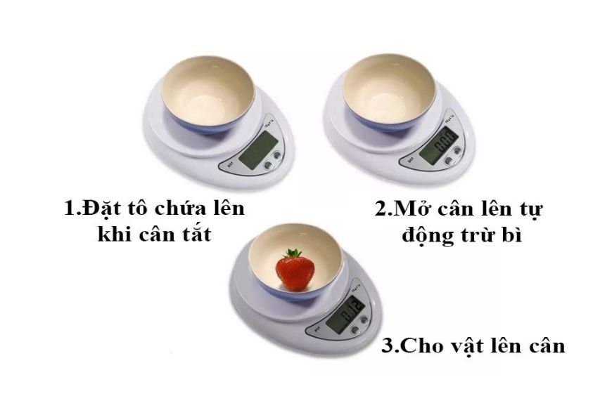 cách sử dụng cân tiểu ly