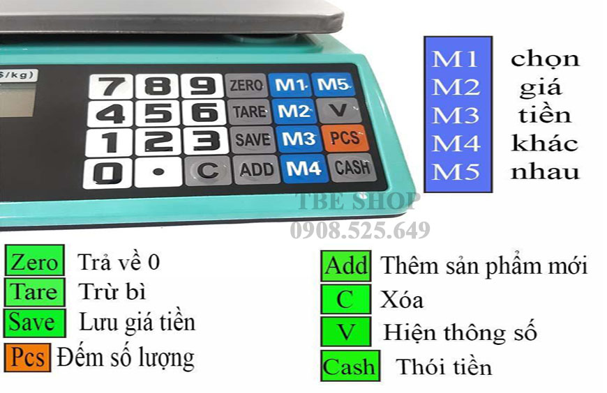 cân tính tiền rau củ thịt 30kg