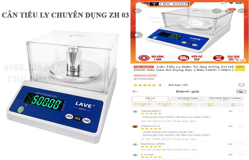 các loại cân tiểu ly điện tử