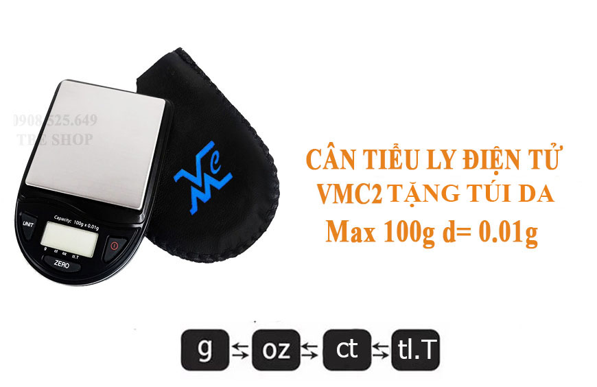 cân tiểu ly điện tử 100g