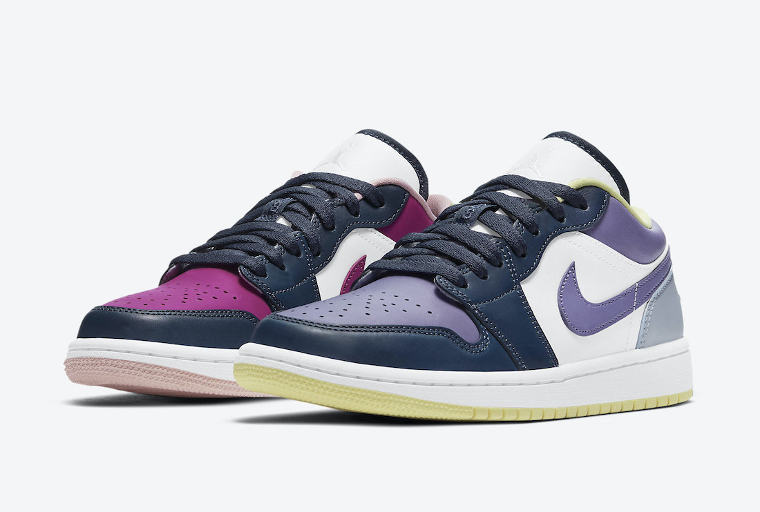 air jordan 1 low purple magenta stockx