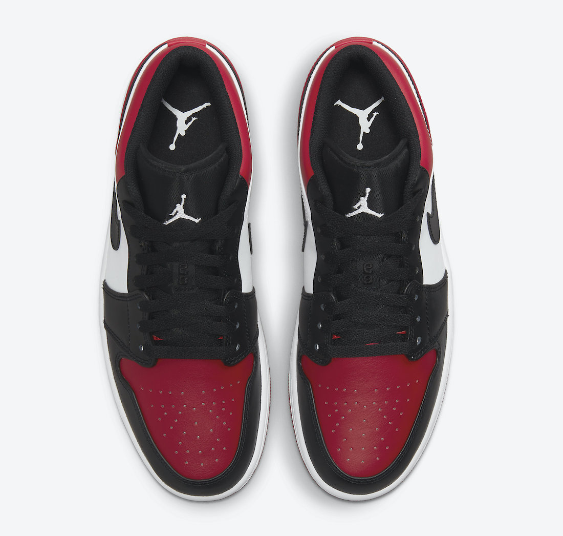 Jordan 1 Low Bred Toe v2 Jordan 1 Low Bred Toe V2