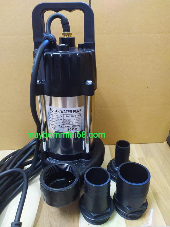 Máy bơm chìm không chổi than Brushless 24/48V-350w 5-8m3/h