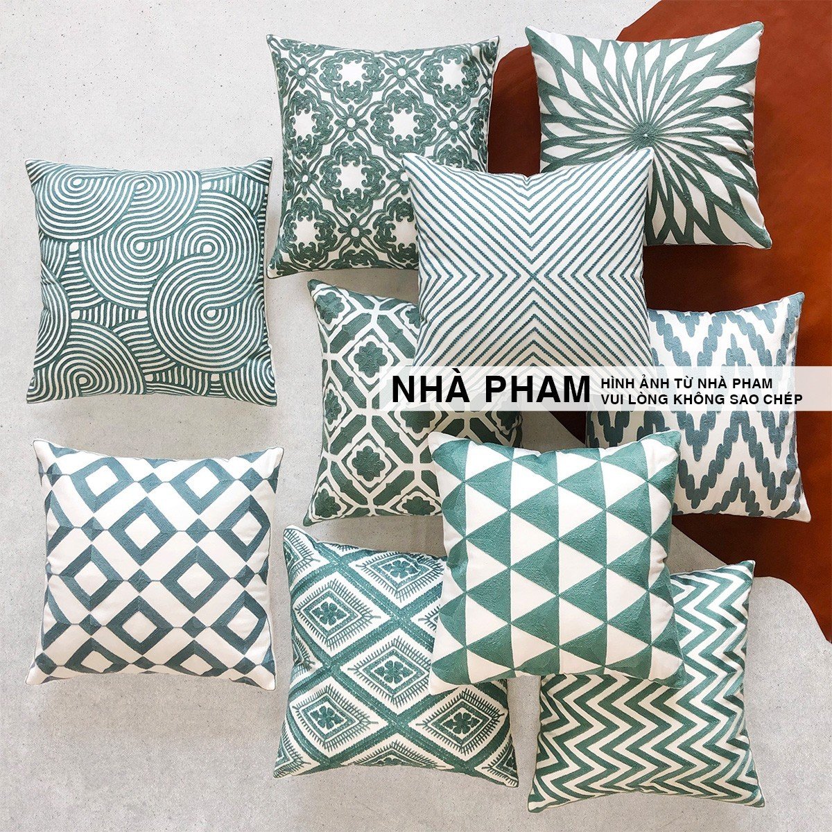 gối tựa sofa in hình 