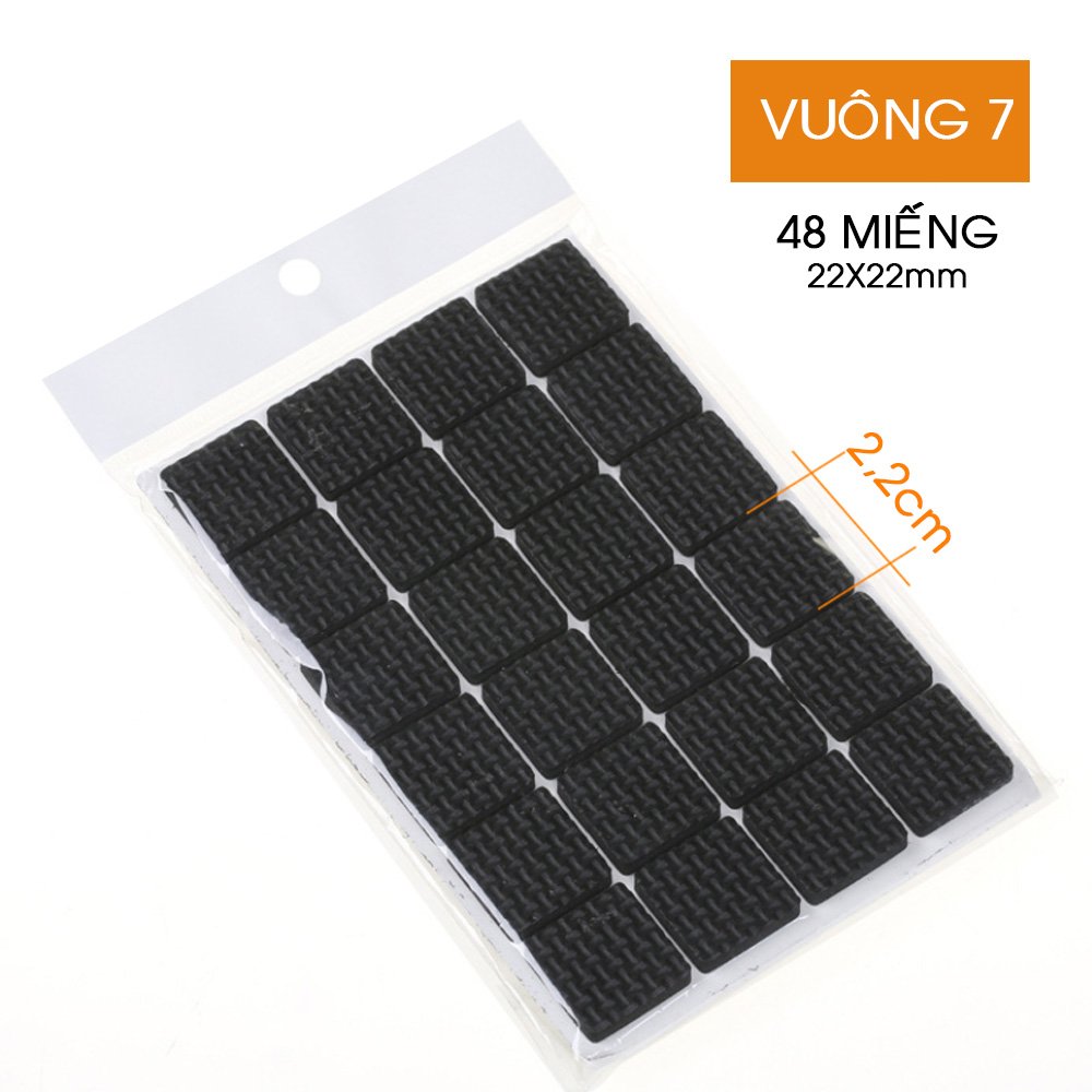 miếng dán bàn chân hình vuông 48 miếng