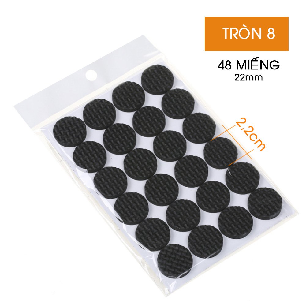 miếng dán chân ghế tròn 48 miếng