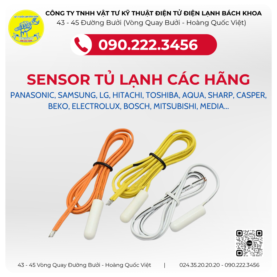 Sensor Tủ Lạnh Các Hãng Chính Hãng –  Vật Tư Điện Lạnh Bách Khoa