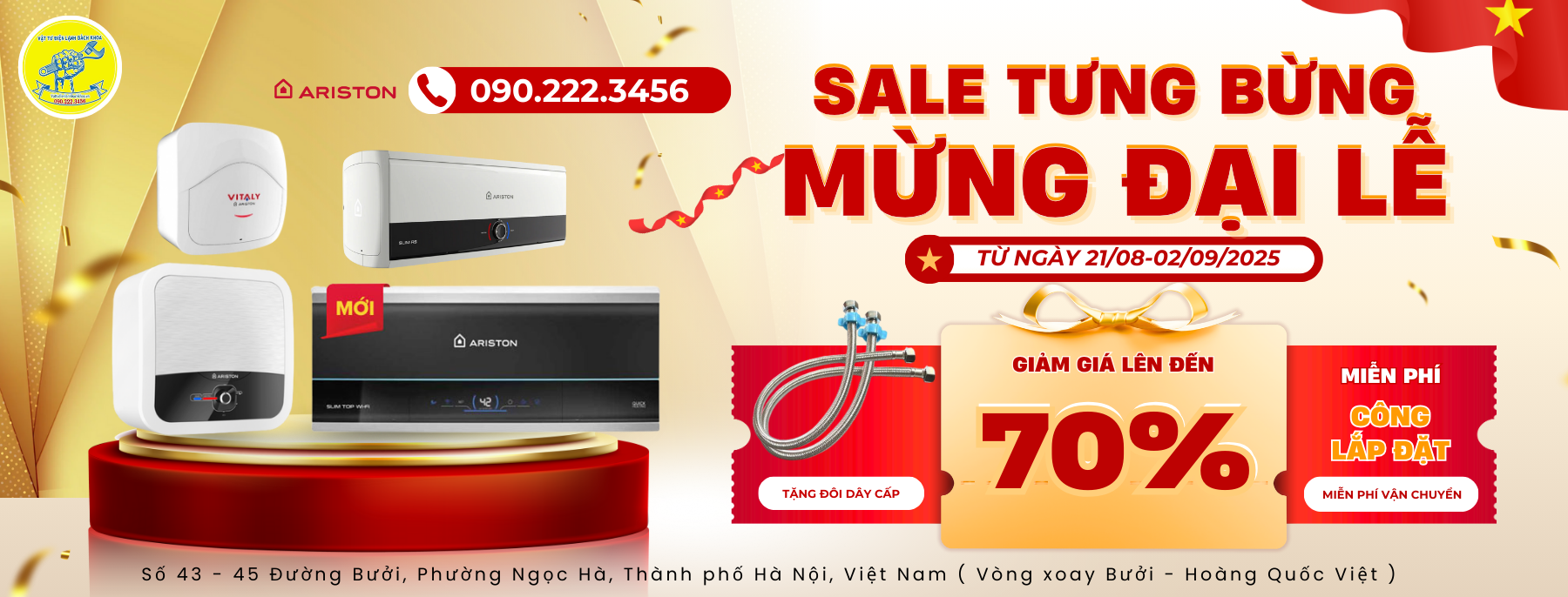 SALE TƯNG BỪNG - MỪNG ĐẠI LỄ